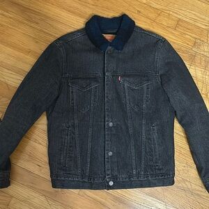 Men’s Flannel Sherpa Denim Jacket by Levi’s